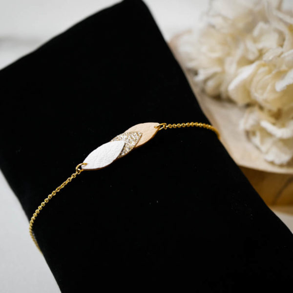 May & June - Bracelet cuir