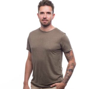 T-shirt homme 100% lin - kaki