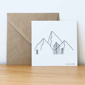 carte de correspondance 10x10 montagne