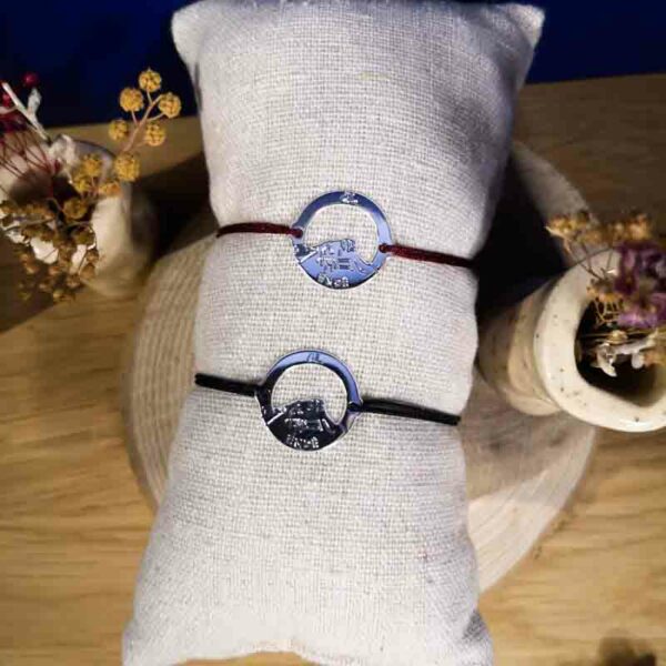 Bracelet cordon GRANIER semi-ajouré – Image 2