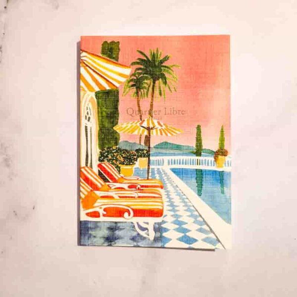 Quartier Libre - Carnet A6 Piscine