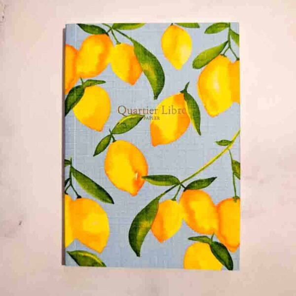 Quartier Libre - Carnet A6 Citrons