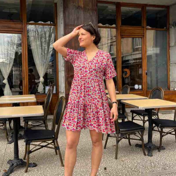 Robe bohème fleurie