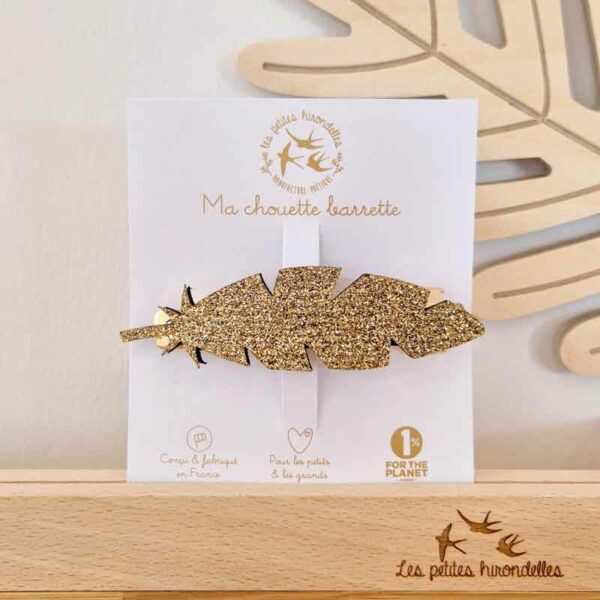 Les Petites Hirondelles - Barrette plume