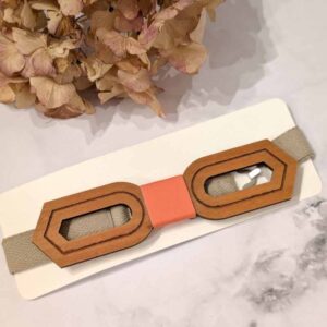 Martho - Noeud papillon corail