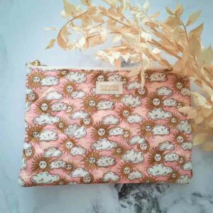 Barnabé aime le café - Trousse soleil rose