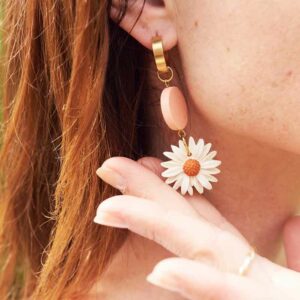 Club Paillettes - Grandes boucles pâquerettes
