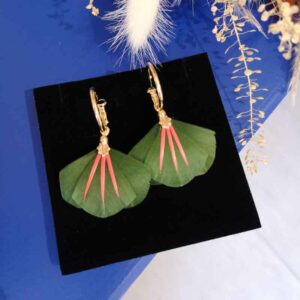 Fleur de Plumes - Boucles Poppie's - Kaki