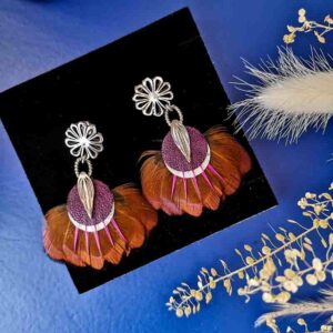 Fleur de Plumes - Boucles Pimpantes Faisan