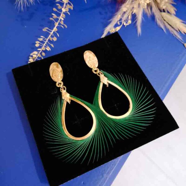 Fleur de Plumes - Boucles solaires - Kaki