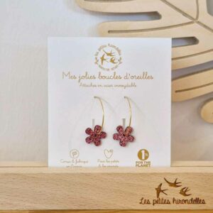 Les Petites Hirondelles - Créoles fleurs
