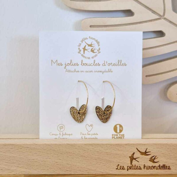 Les Petites Hirondelles - Créoles coeurs – Image 3