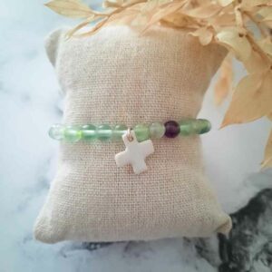 Margote céramiste - Bracelet fluorite