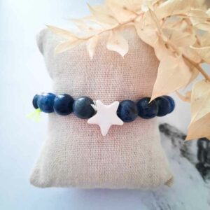 Margote céramiste - Bracelet sodalite 10mm