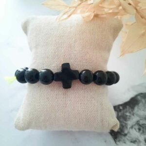 Margote céramiste - Bracelet onyx 10mm