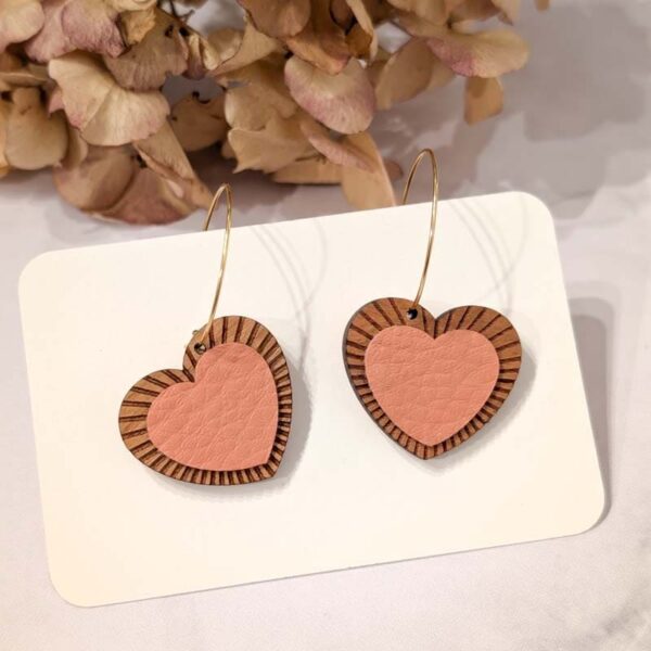Martho - Boucles d'oreilles Coeurs – Image 3