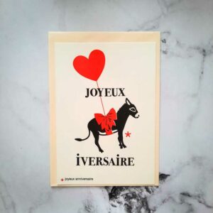 carte risographie joyeux anniversaire