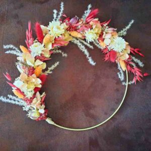Atelier floral : couronne ou cloche fleurie