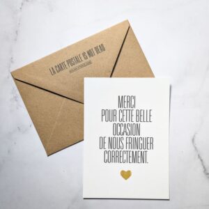 carte postale humour mariage