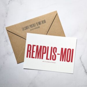 carte postale humoristique