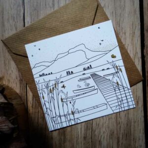 Carte 10x10 - Le Mont Granier depuis le lac St André