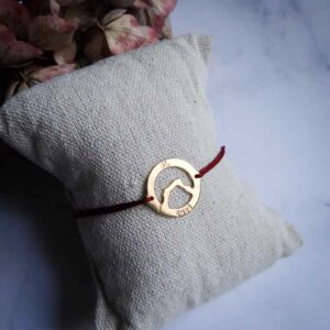 bracelet sur cordon montagne du granier en savoie