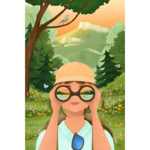 illustration exploratrice du nivolet version été