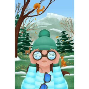 illustration exploratrice du nivolet version hiver