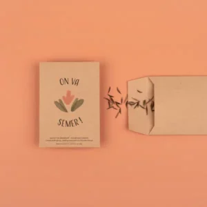 carte on va semer graines à planter