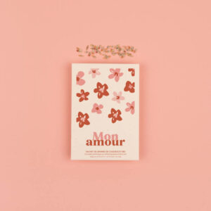 carte mon amour graines de coquelicots à semer