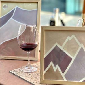 Atelier peindre avec du vin