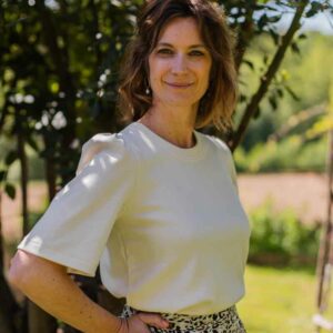 t-shirt femme coton bio écru