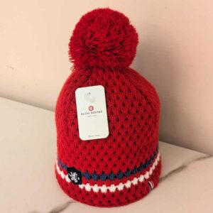 Blanc Bonnet - Bonnet acrylique rouge