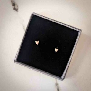 Titlee - Puces d'oreilles coeur rose